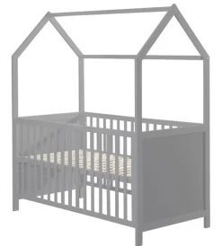 roba Babybett HAUSBETT 70 x 140 cm taupe