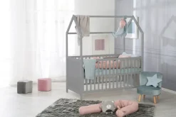 roba Babybett HAUSBETT 70 x 140 cm taupe