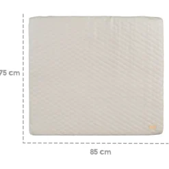 roba Wickelauflage LUXE hellgrau-beige