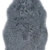 Schaffell UNIKAT OAKLAND I 60 x 85 cm dunkelgrau