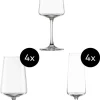 SCHOTT ZWIESEL Gläser-Set MIOVINO 12-teilig Kristallglas