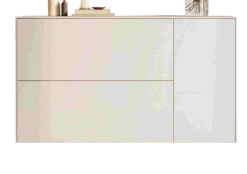 Schuhschrank MINEO 137 x 78 cm kaschmir-grau