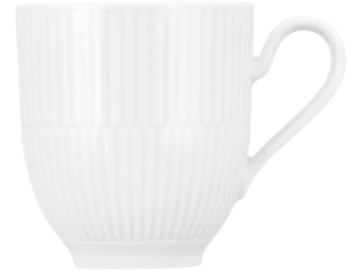 Seltmann Weiden Kaffeebecher AMINA 6er Set Porzellan weiß