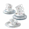 Seltmann Weiden Kaffeeservice SONATE NOSTALGIE 18-teilig Weiß mit Streublumendekor