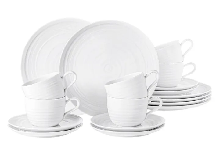 Seltmann Weiden Kaffeeservice TERRA 18-teilig weiß