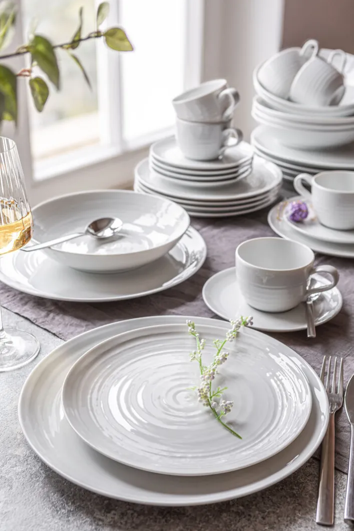 Seltmann Weiden Kaffeeservice TERRA 18-teilig weiß