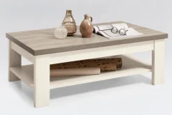 set one by Musterring Couchtisch YORK 110x70 cm Pino Aurelio /Eiche Nelson