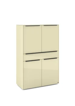 Set one by Musterring Highboard RENO 92x140 cm kaschmir