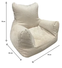 Sitzsack TOBI beige