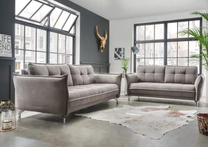 Sofa 2,5-Sitzer NANINI grau
