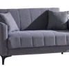 Sofa 2-Sitzer SEOUL grau