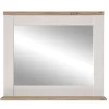 Spiegel CASA 80 x 70 cm braun/ weiß