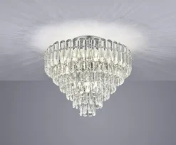 TRIO Deckenlampe TRS MALIZIA 58x49cm chromfarbig