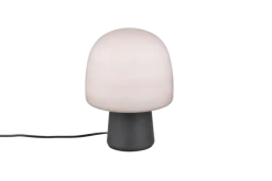 TRIO Retrofit Tischlampe STEEN 27 cm schwarz