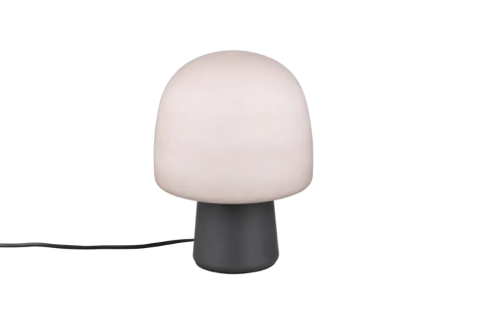TRIO Retrofit Tischlampe STEEN 27 cm schwarz