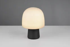TRIO Retrofit Tischlampe STEEN 27 cm schwarz
