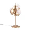 TRIO Retrofit Tischlampe TRS BUBBLE 50 cm goldfarbig