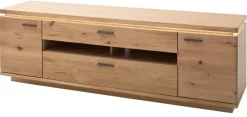 TV-Lowboard BARCELONA 210 cm Balkeneiche bianco