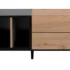 TV-Lowboard NOLA 195 x 48 cm Artisan Oak/ schwarz