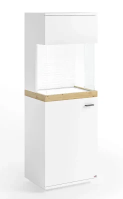 Vitrine LANCASTER I 50 x 146 cm Eiche Artisan