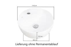 Waschtisch BRÜGGE grau 61cm