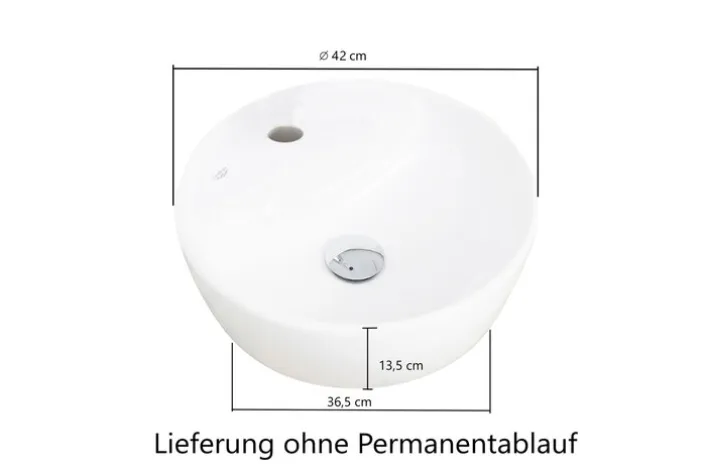 Waschtisch BRÜGGE grau 61cm