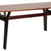 WK-WOHNEN Esstisch 240 x 100 cm in Braun/Schwarz