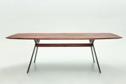 WK-WOHNEN Esstisch 240 x 100 cm in Braun/Schwarz