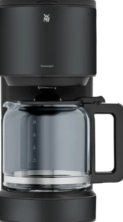 WMF Kaffeemaschine STELIO BLACK Glas Metall Deep Black