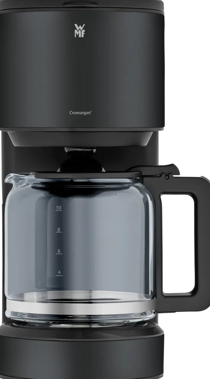 WMF Kaffeemaschine STELIO BLACK Glas Metall Deep Black