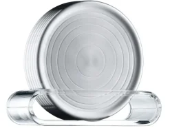 WMF Untersetzer LOFT BAR 6er Set rund 9,5 cm silberfarbig