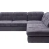 Wohnlandschaft LANCE 323 x 260 cm Stoffbezug belle black