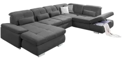 YoungLife Wohnlandschaft RAGUSA II-SF anthrazit
