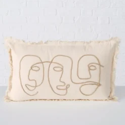 Zierkissen PICA 30 x 50 cm beige