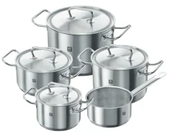 ZWILLING Kochtopfset TWIN CLASSIC 5-teilig Edelstahl 18/10
